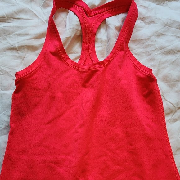 Neon pink Lululemon tank 6 - Picture 1 of 3